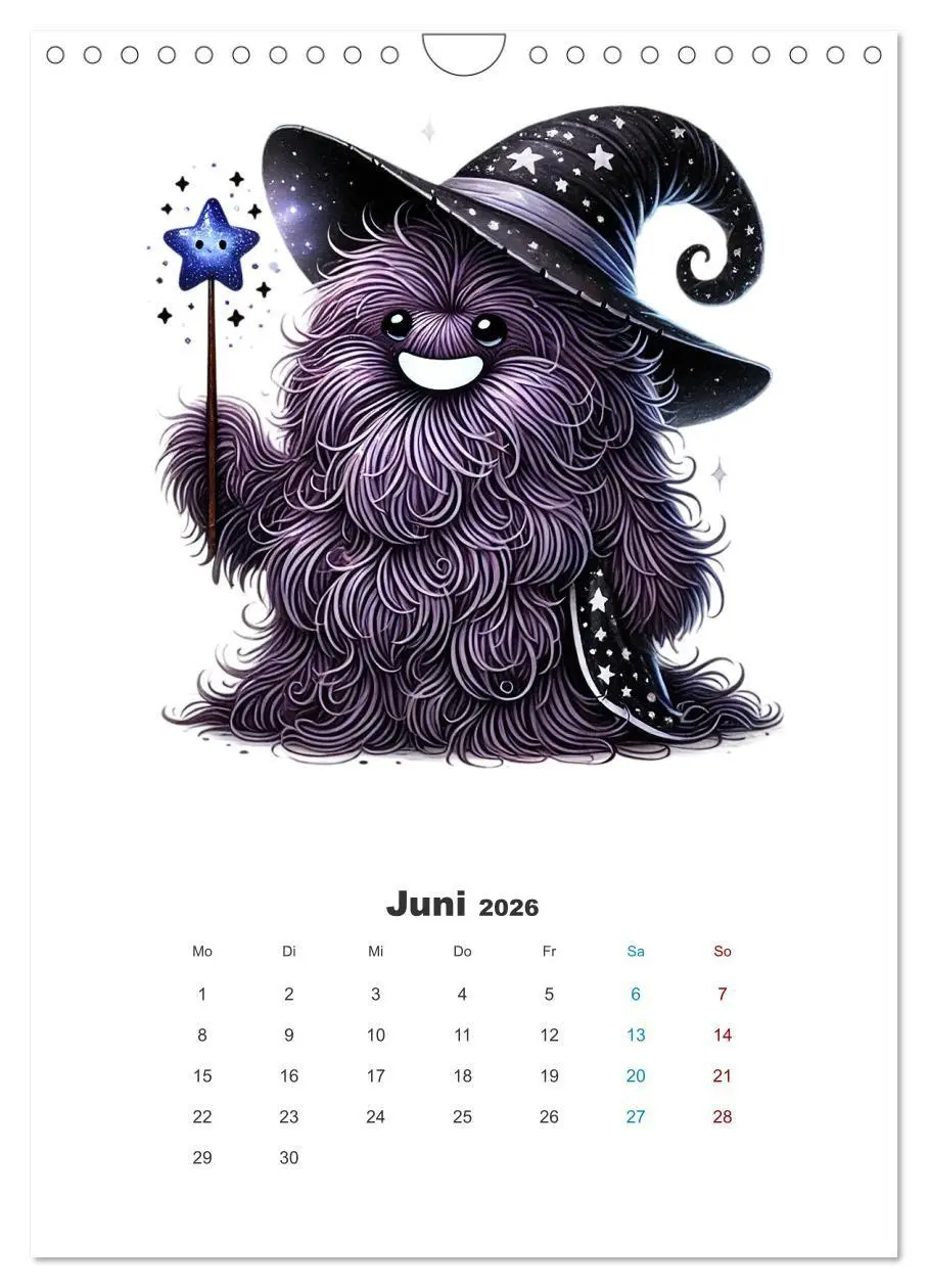 Bild: 9783516660425 | Kuschelmonsterzeit (Wandkalender 2026 DIN A4 hoch), CALVENDO...