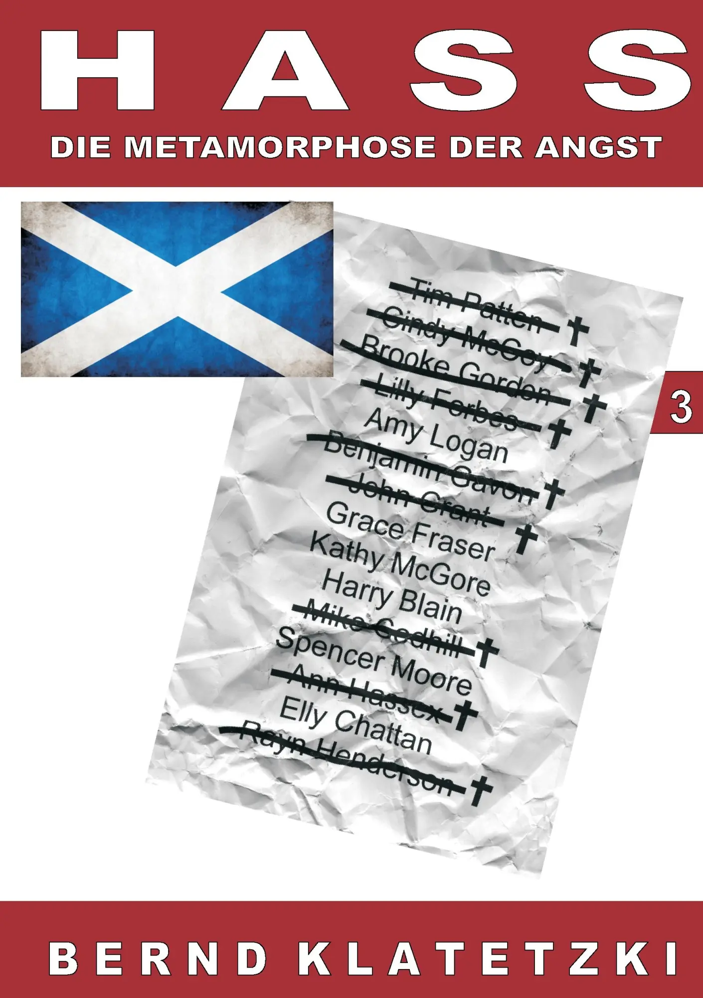 Cover: 9783732240425 | Hass | Die Metamorphose der Angst | Bernd Klatetzki | Taschenbuch