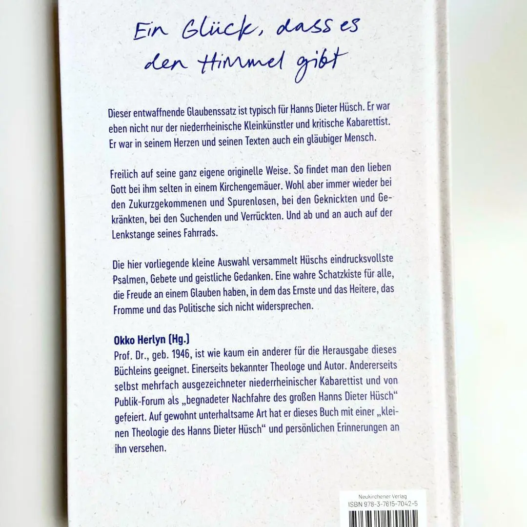 Rückseite: 9783761570425 | Ein Glück, dass es den Himmel gibt | Hanns Dieter Hüsch (u. a.) | Buch