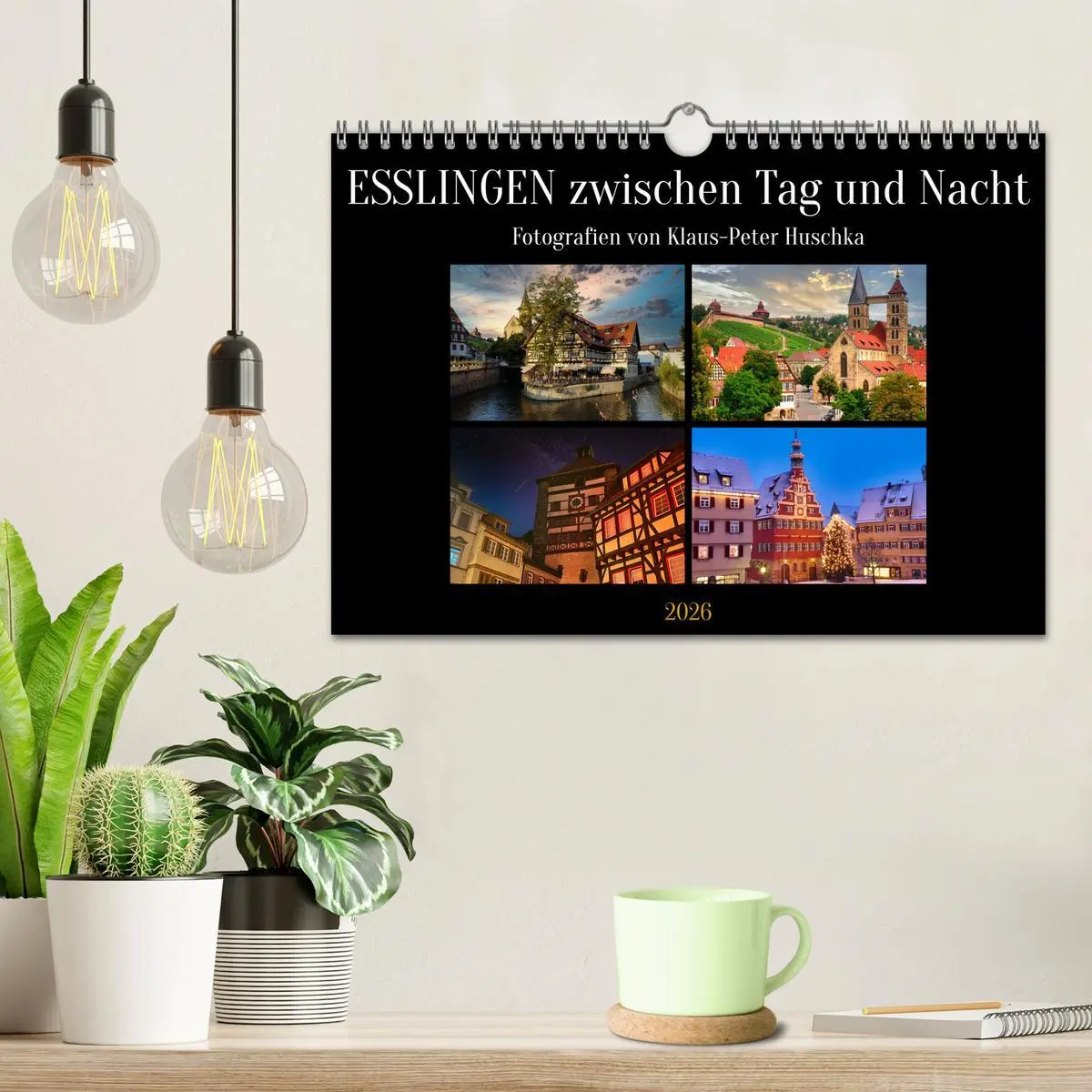 Bild: 9783457320525 | Esslingen zwischen Tag und Nacht (Wandkalender 2026 DIN A4 quer),...