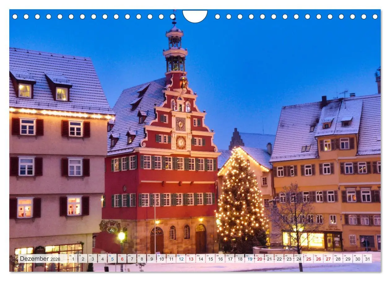 Bild: 9783457320525 | Esslingen zwischen Tag und Nacht (Wandkalender 2026 DIN A4 quer),...