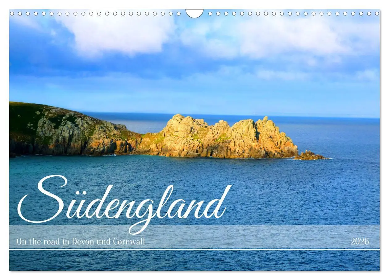 Cover: 9783457490525 | Südengland - On the road in Devon und Cornwall (Wandkalender 2026...