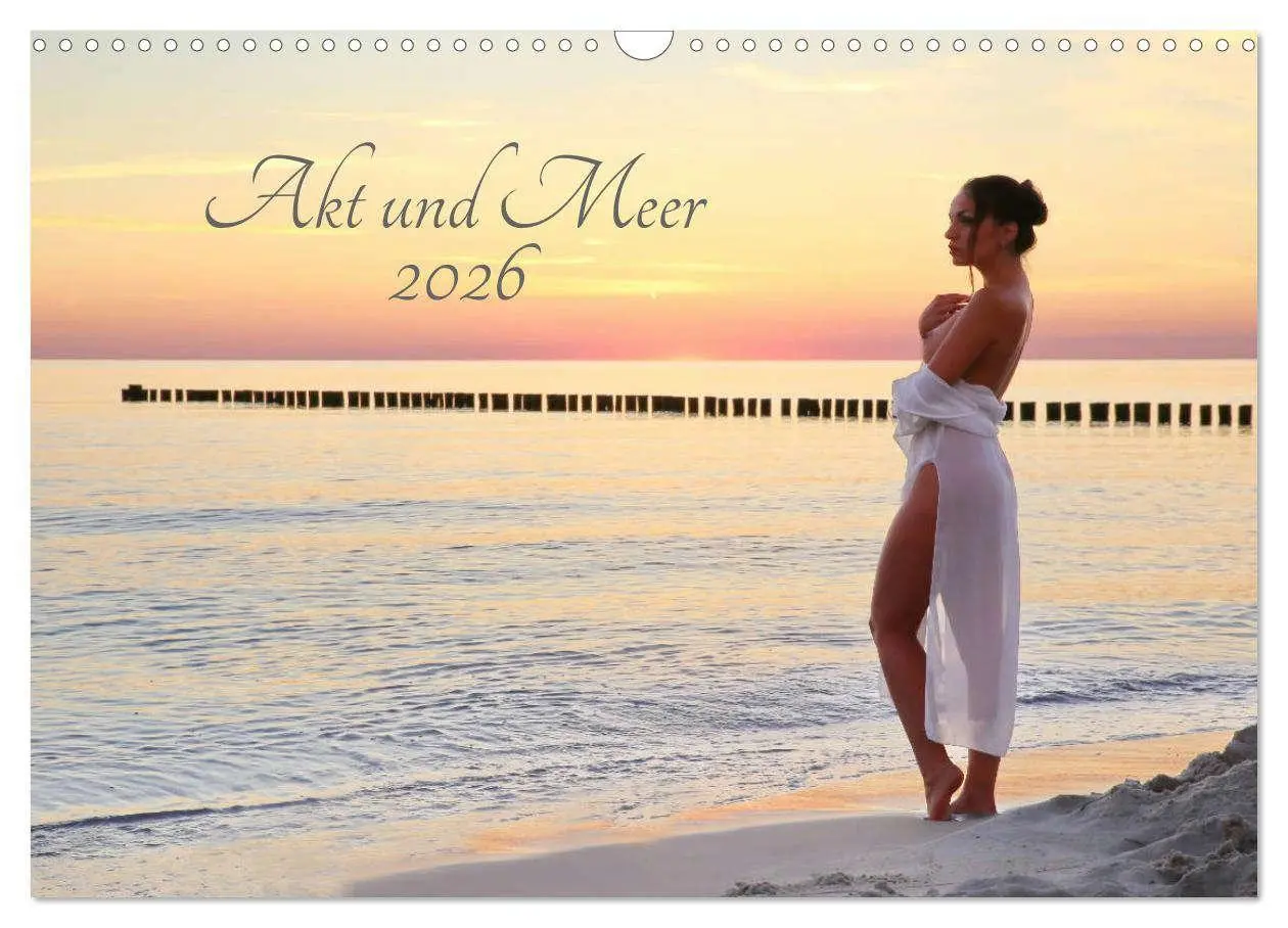 Cover: 9783457940525 | Akt und Meer (Wandkalender 2026 DIN A3 quer), CALVENDO Monatskalender