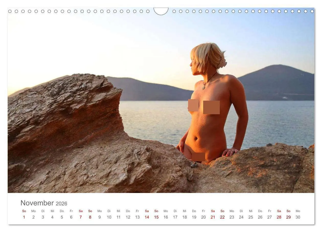 Bild: 9783457940525 | Akt und Meer (Wandkalender 2026 DIN A3 quer), CALVENDO Monatskalender