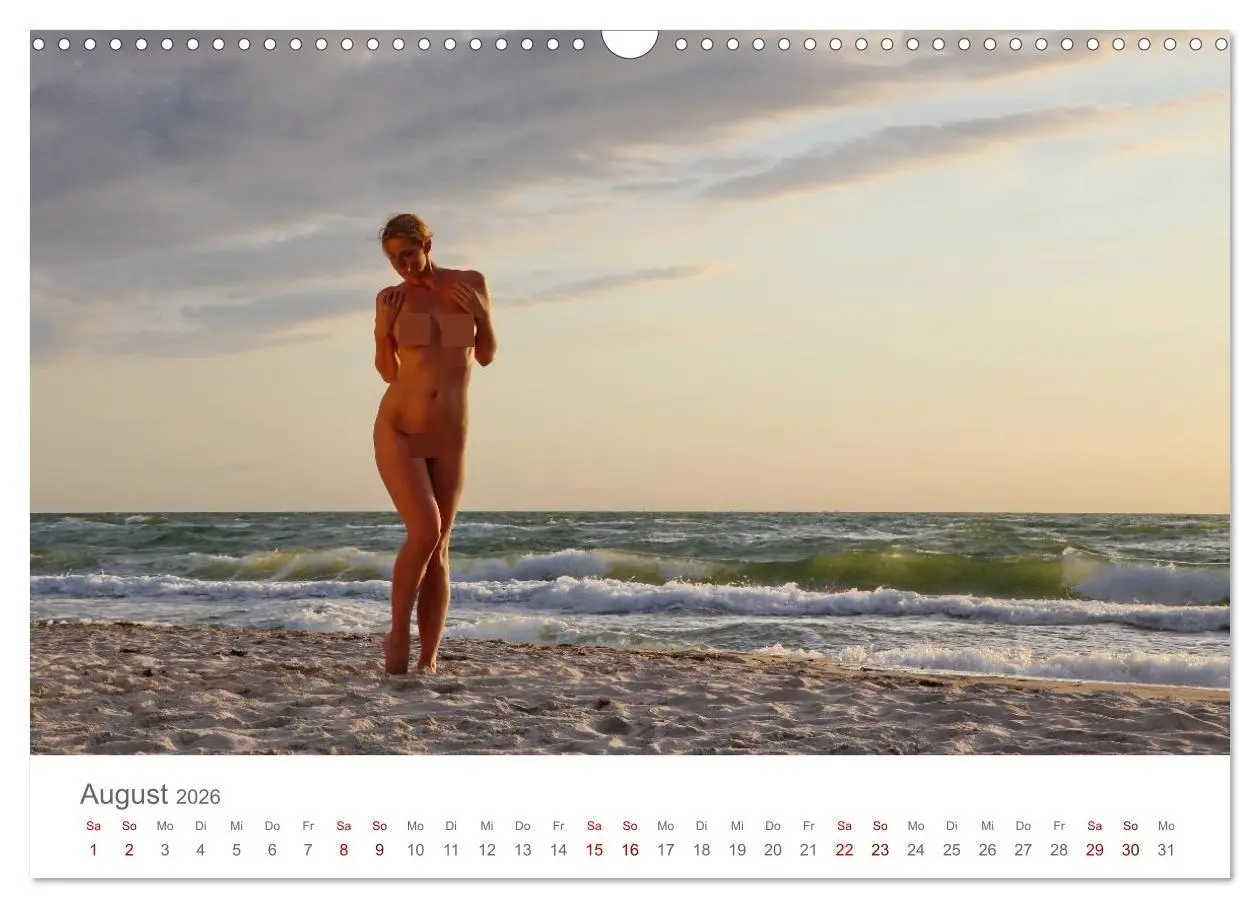 Bild: 9783457940525 | Akt und Meer (Wandkalender 2026 DIN A3 quer), CALVENDO Monatskalender