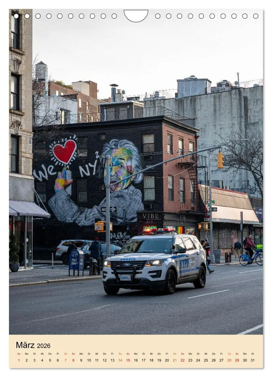 Bild: 9783516650525 | Walls of New York - Street Art in Farbe (Wandkalender 2026 DIN A4...