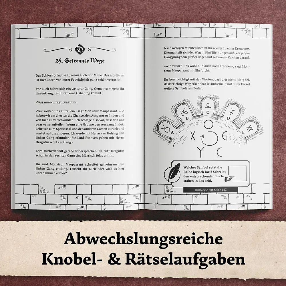 Bild: 9783985610525 | Das Rätselbuch des Graf Dracula: Knackt den Code und entkommt dem...