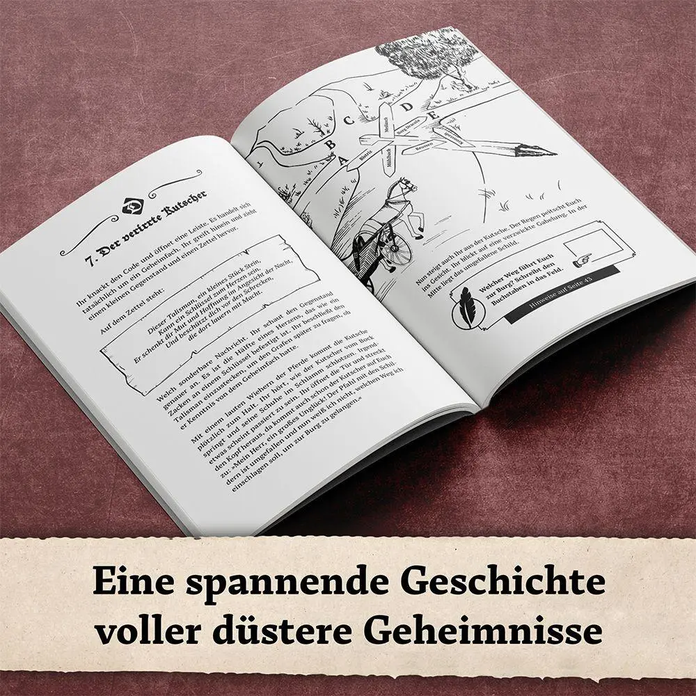Bild: 9783985610525 | Das Rätselbuch des Graf Dracula: Knackt den Code und entkommt dem...