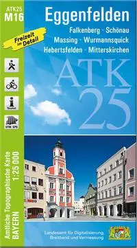 Cover: 9783987760525 | ATK25-M16 Eggenfelden (Amtliche Topographische Karte 1:25000) | 2024