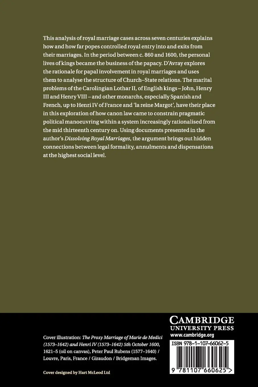 Rückseite: 9781107660625 | Papacy, Monarchy and Marriage 860-1600 | David D'Avray | Taschenbuch