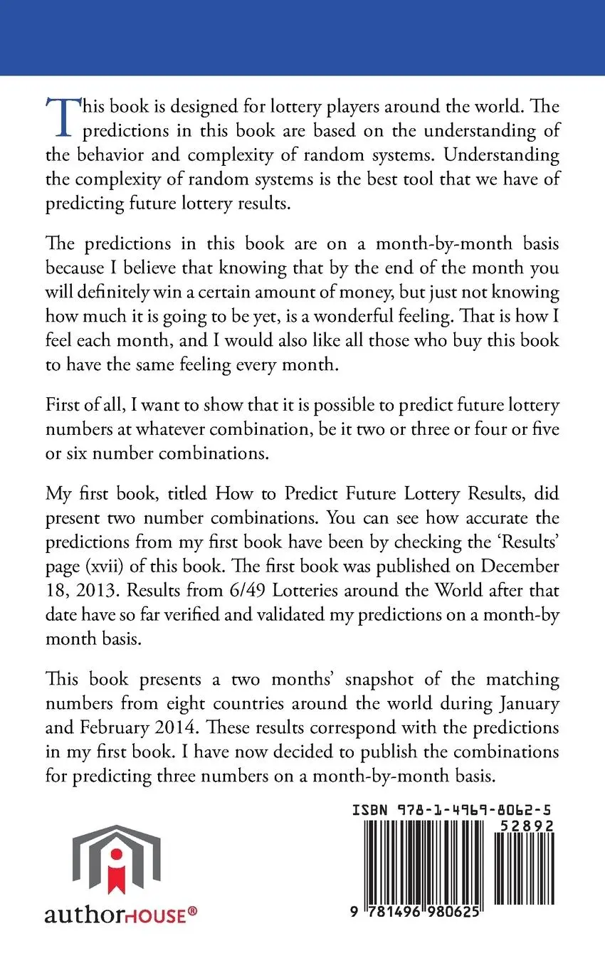 Rückseite: 9781496980625 | How to Predict Future Lottery Results Book 2 | Francis Isaac | Buch