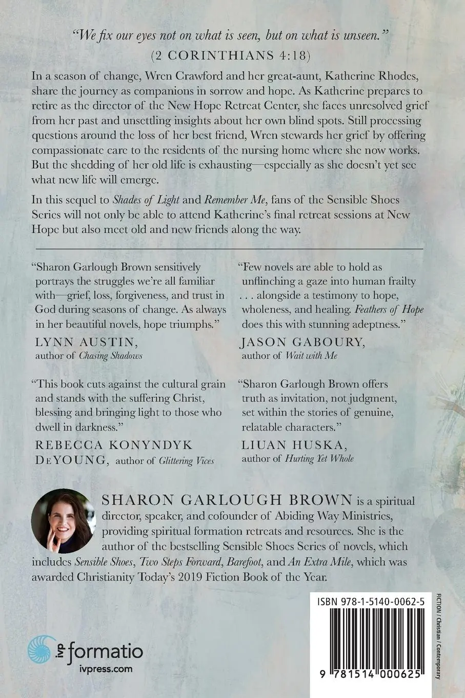 Rückseite: 9781514000625 | Feathers of Hope | A Novel | Sharon Garlough Brown | Taschenbuch