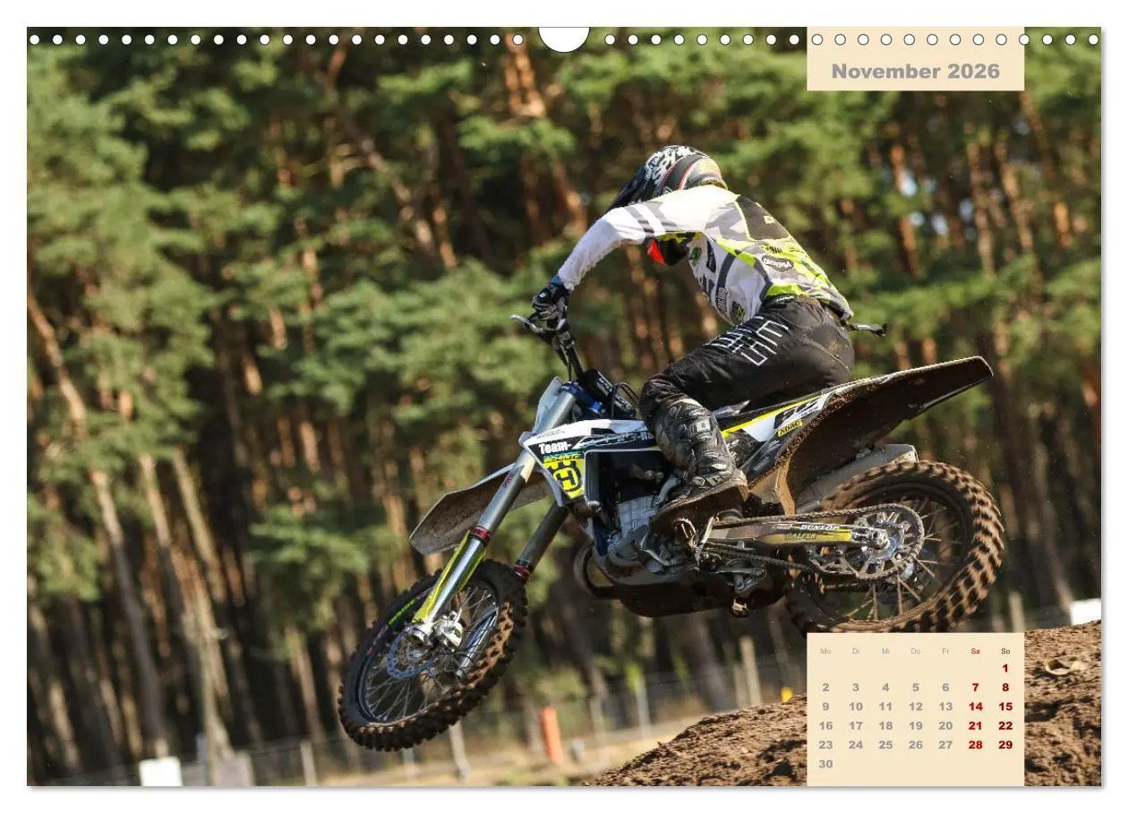 Bild: 9783457620625 | Motocross 2026 (Wandkalender 2026 DIN A3 quer), CALVENDO...