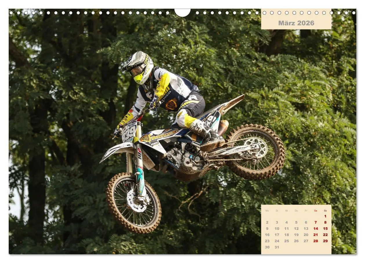 Bild: 9783457620625 | Motocross 2026 (Wandkalender 2026 DIN A3 quer), CALVENDO...