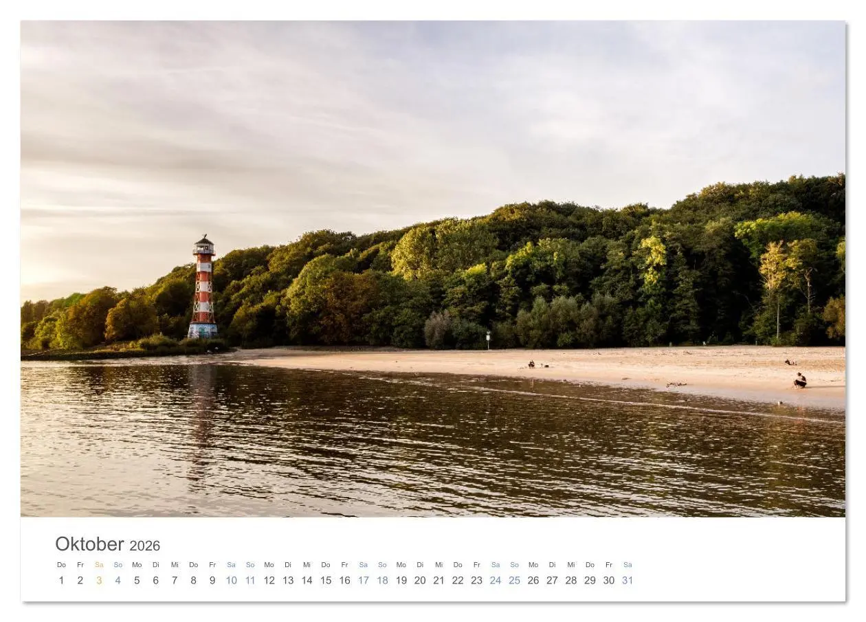 Bild: 9783516640625 | Die Elbmetropole Hamburg (Tischkalender 2026 DIN A5 quer), CALVENDO...