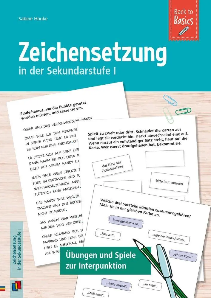 Cover: 9783834670625 | Zeichensetzung in der Sekundarstufe I | Sabine Hauke | Broschüre