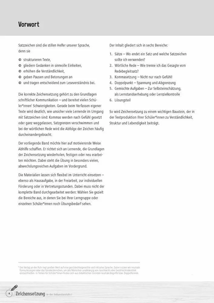 Bild: 9783834670625 | Zeichensetzung in der Sekundarstufe I | Sabine Hauke | Broschüre