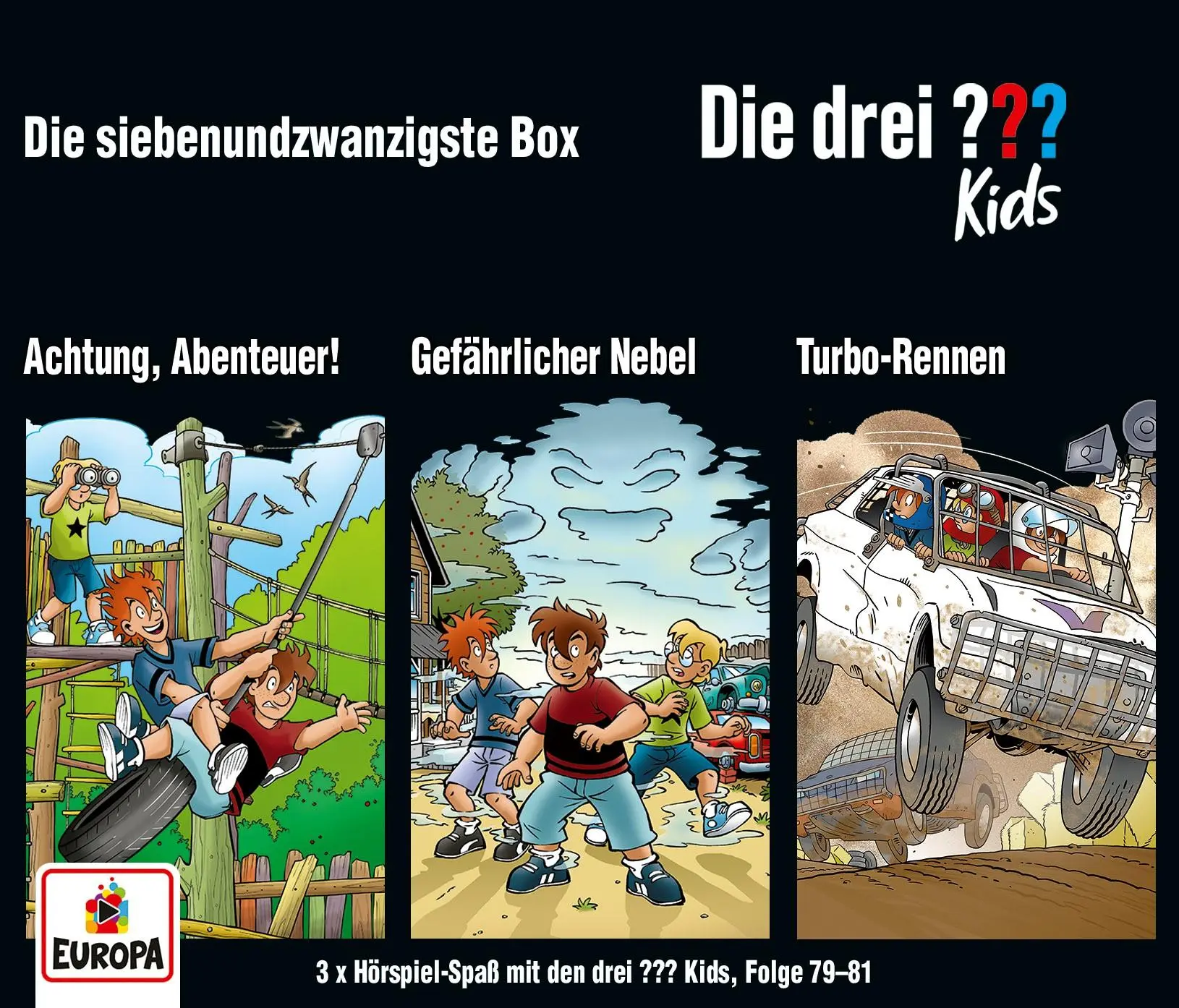 Cover: 198028400725 | Die drei ??? Kids 3er Box- Folgen 79-81 (3 Audio-CDs) | Audio-CD