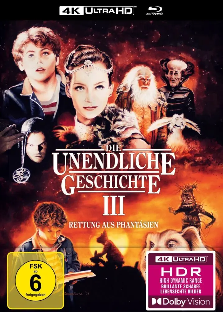 Die unendliche Geschichte III - Rettung aus Phantásien,1 4K UHD-Blu-ray + 1 Blu-ray (2-Disc Limited Collector's Edition Mediabook)
