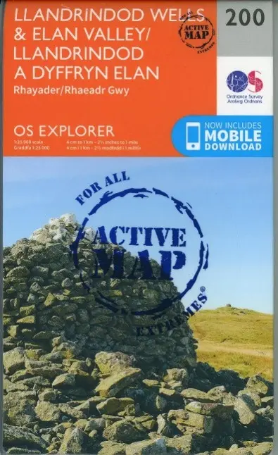 Cover: 9780319470725 | Llandrindod Wells and Elan Valley, Rhayader | Ordnance Survey | 2015