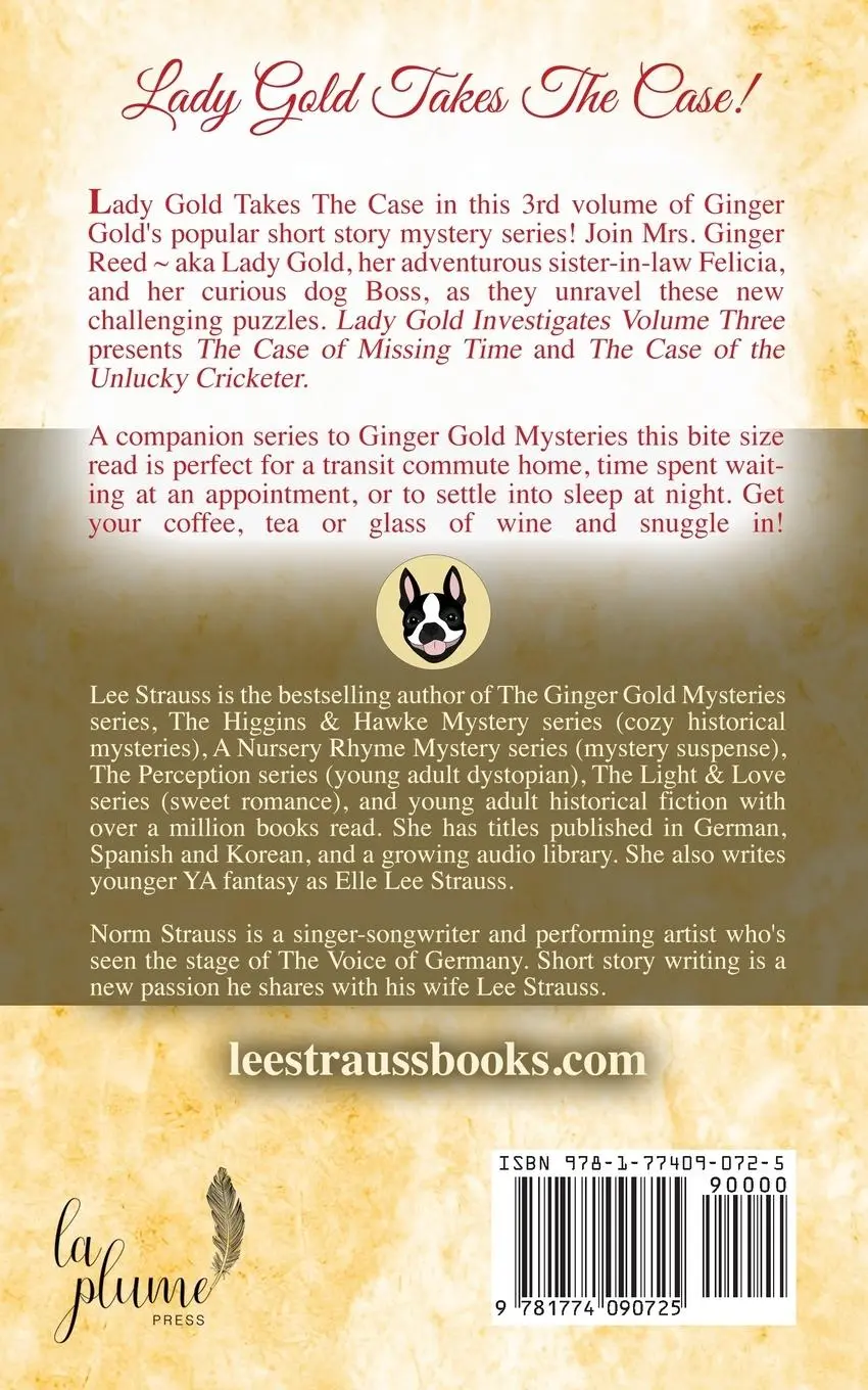Rückseite: 9781774090725 | Lady Gold Investigates Volume 3 | Norm Strauss (u. a.) | Taschenbuch