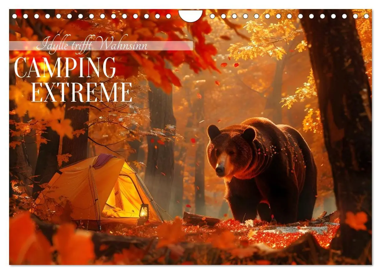 Cover: 9783457300725 | Camping Extreme (Wandkalender 2026 DIN A4 quer), CALVENDO...