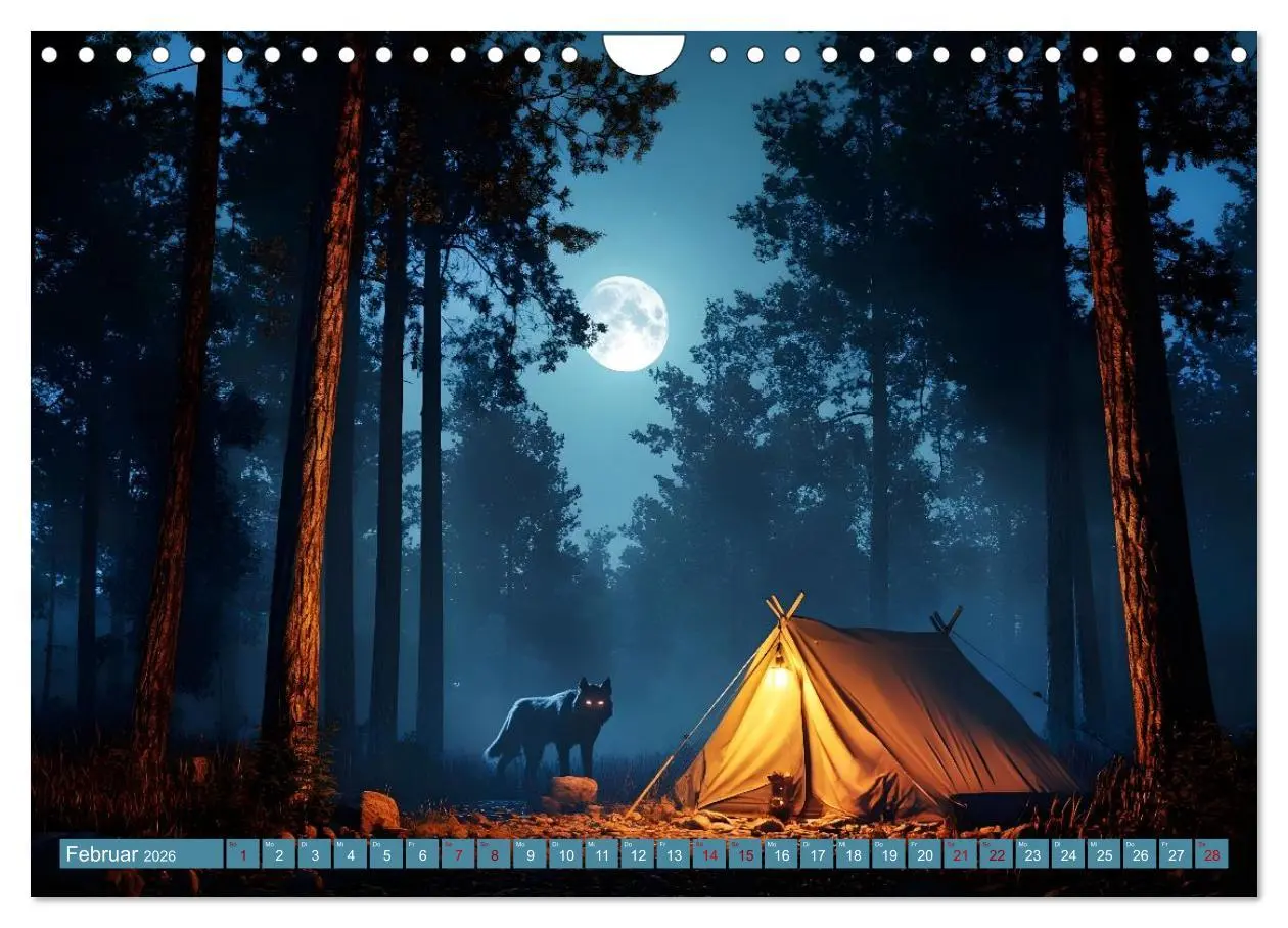Bild: 9783457300725 | Camping Extreme (Wandkalender 2026 DIN A4 quer), CALVENDO...