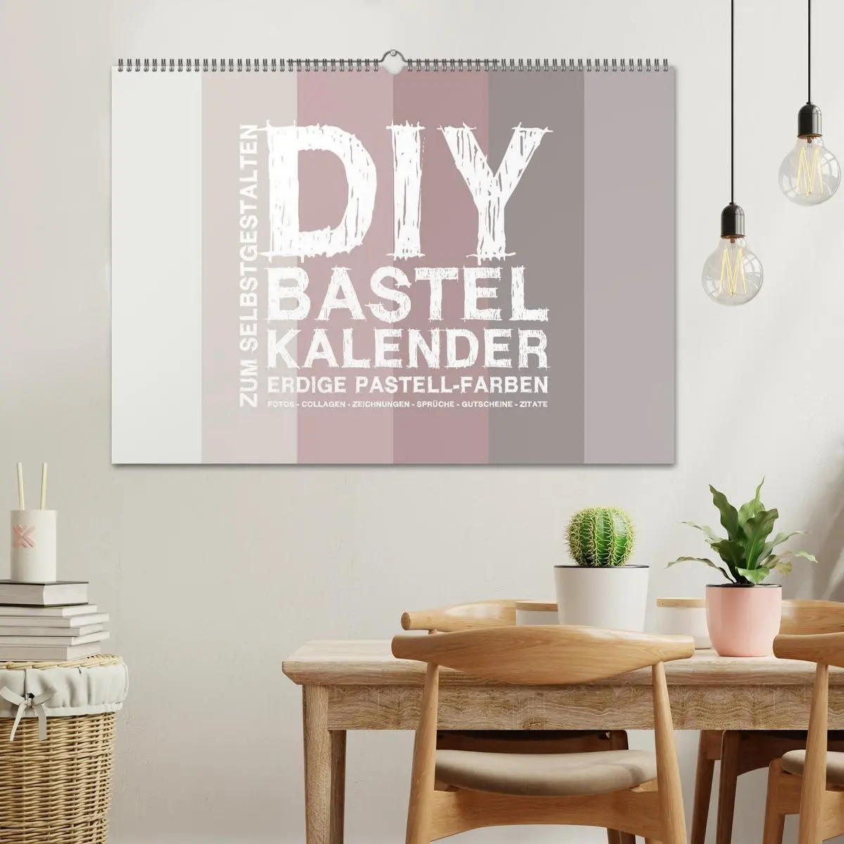 Bild: 9783457780725 | DIY Bastel-Kalender -Erdige Pastell Farben- Zum Selbstgestalten...