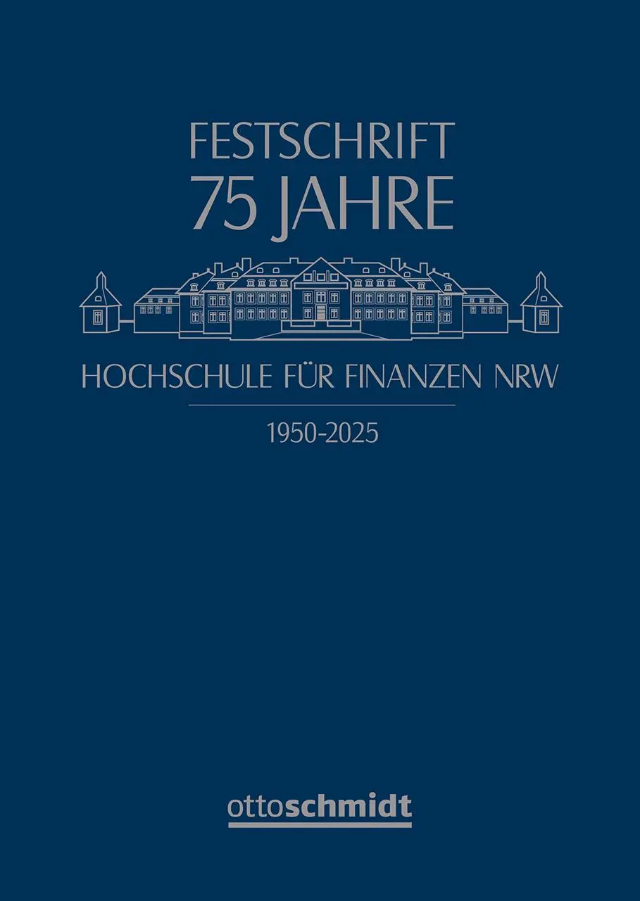 Cover: 9783504060725 | 75 Jahre Hochschule für Finanzen NRW | Festschrift | Micker (u. a.)