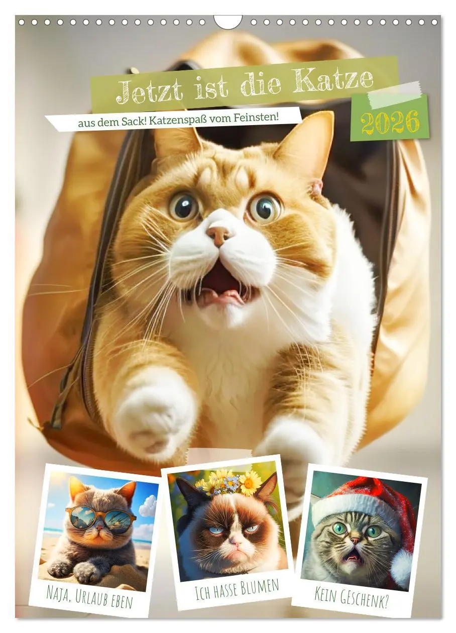 Cover: 9783516320725 | Jetzt ist die Katze aus dem Sack! Katzenspaß vom Feinsten!...