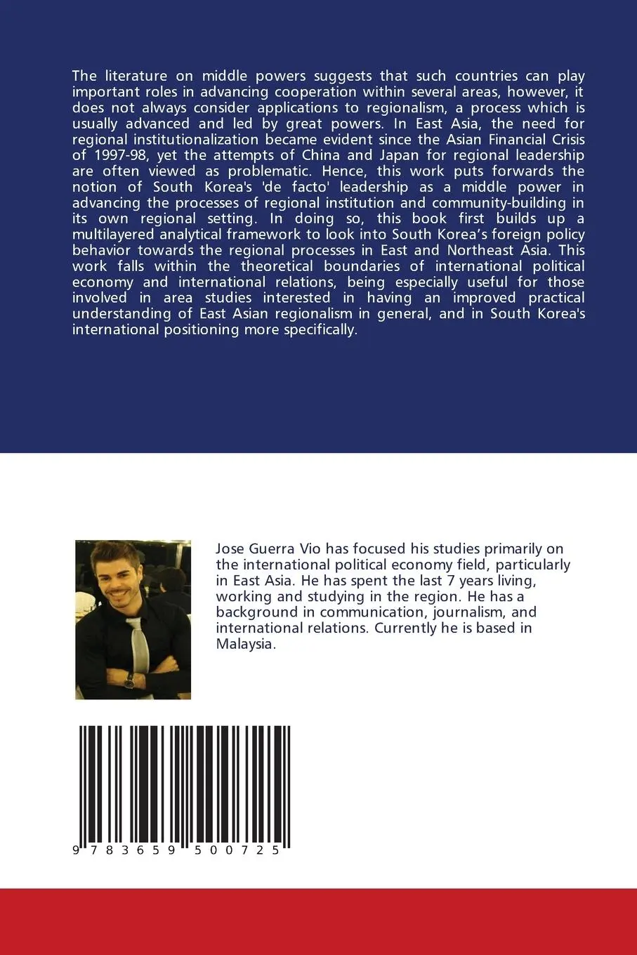 Rückseite: 9783659500725 | South Korea¿s Role In Building The East Asian Community | Vio | Buch