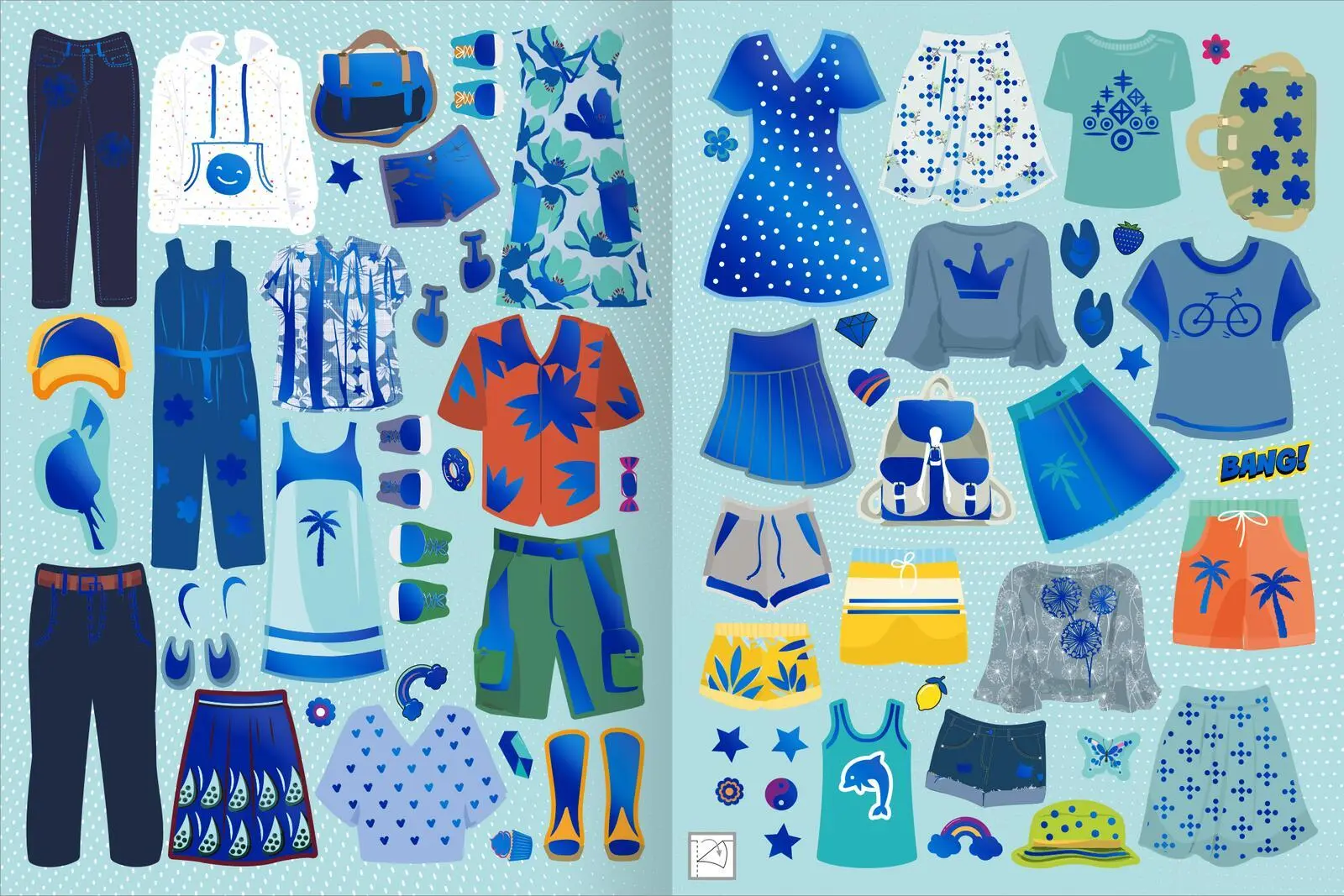 Bild: 9783845860725 | Sticker-Anziehpuppen Metallic - Im Urlaub | Eva Schindler | Buch