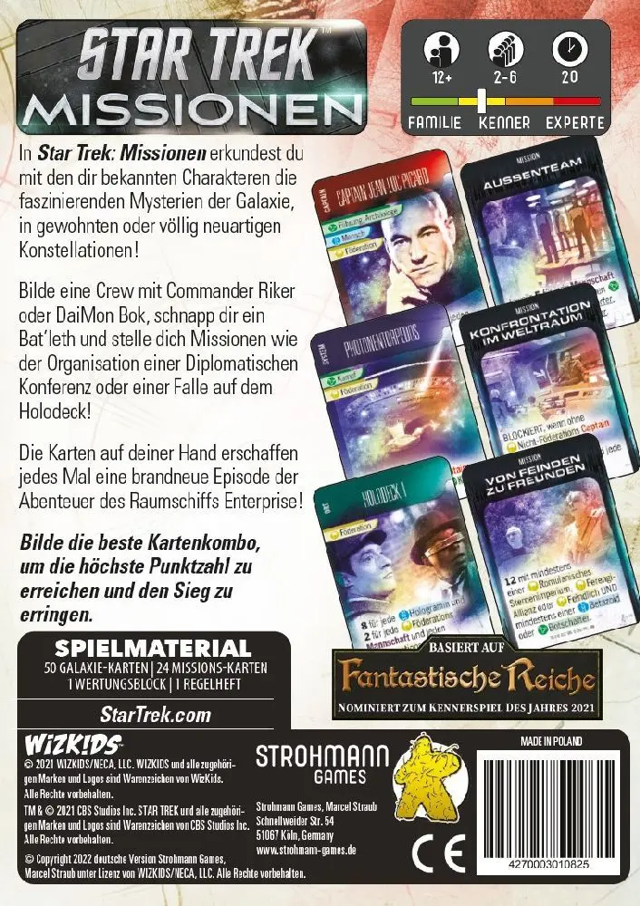 Bild: 4270003010825 | Star Trek Missionen | Bruce Glassco | Spiel | STRD0013 | Deutsch