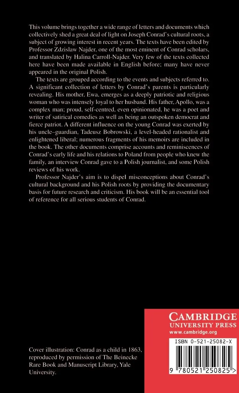 Rückseite: 9780521250825 | Conrad Under Familial Eyes | Zdzislaw Najder | Buch | Gebunden | 2003