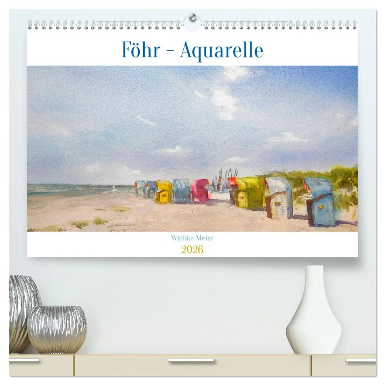 Cover: 9783457390825 | Föhr - Aquarelle (hochwertiger Premium Wandkalender 2026 DIN A2...