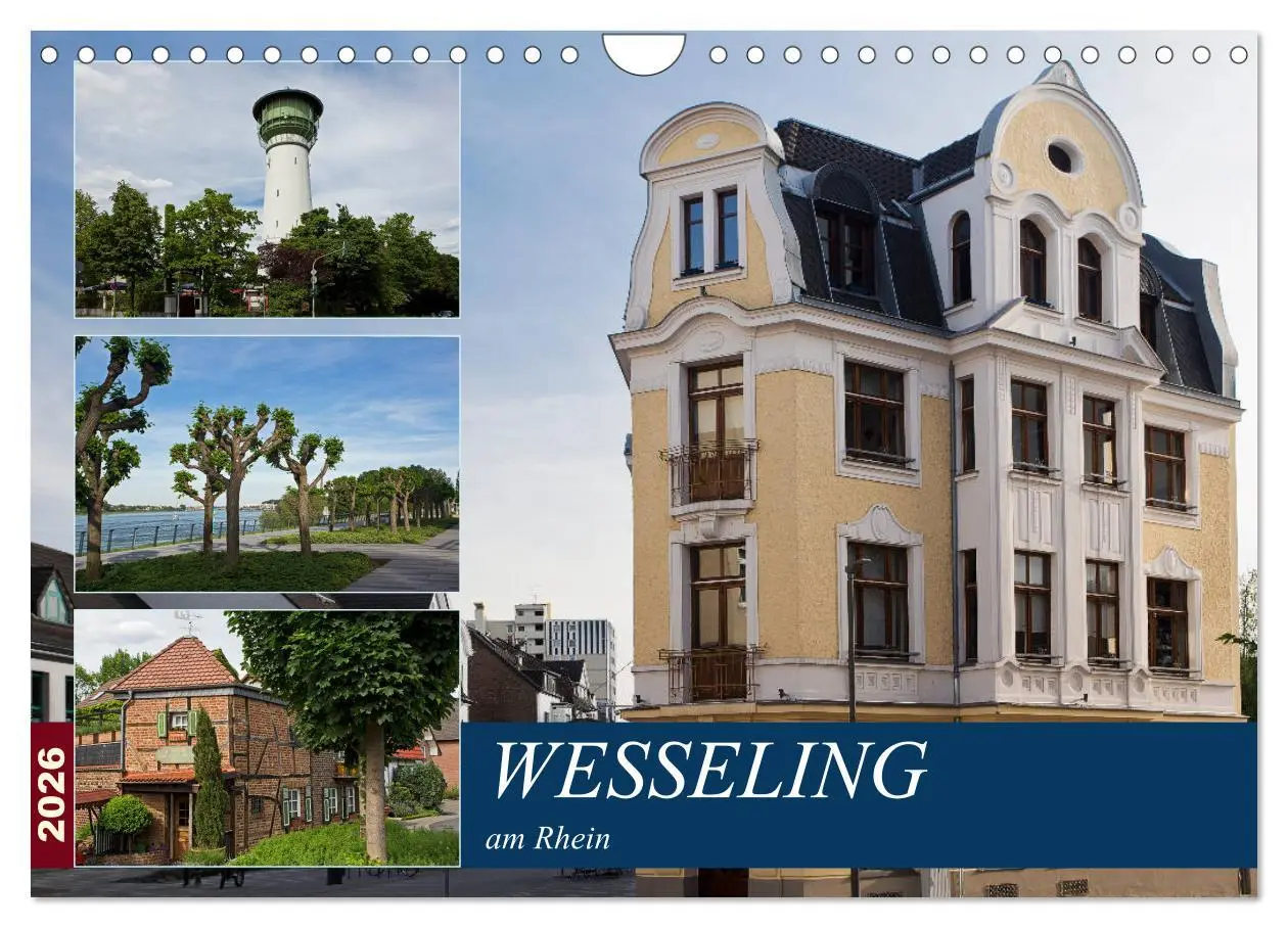 Cover: 9783457840825 | Wesseling am Rhein (Wandkalender 2026 DIN A4 quer), CALVENDO...