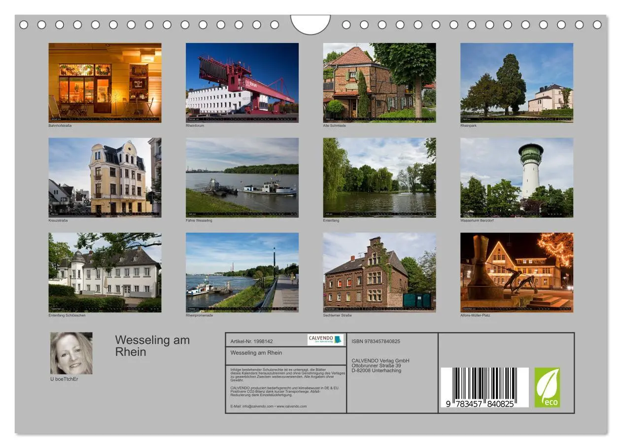 Bild: 9783457840825 | Wesseling am Rhein (Wandkalender 2026 DIN A4 quer), CALVENDO...