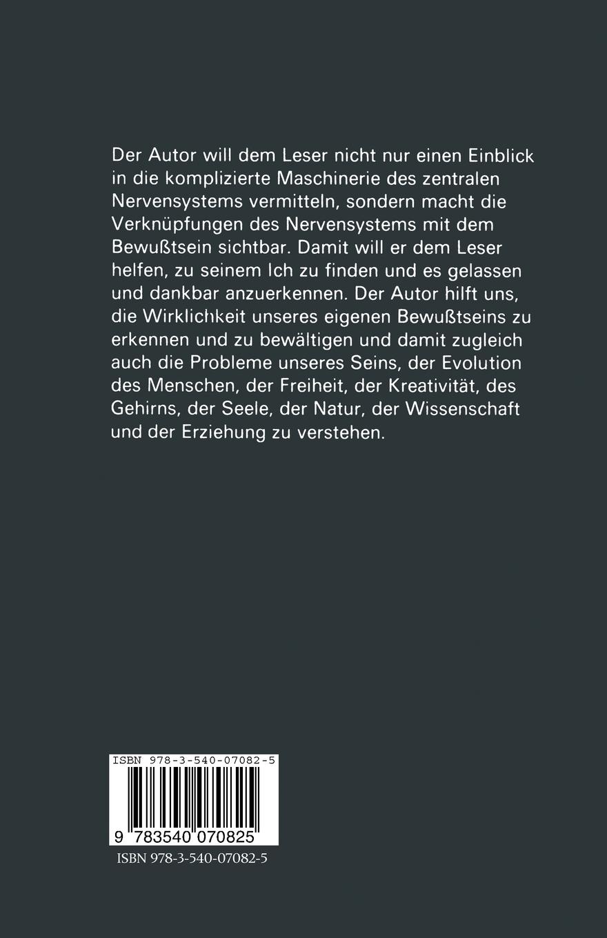 Rückseite: 9783540070825 | Wahrheit und Wirklichkeit | Mensch und Wissenschaft | J. C. Eccles