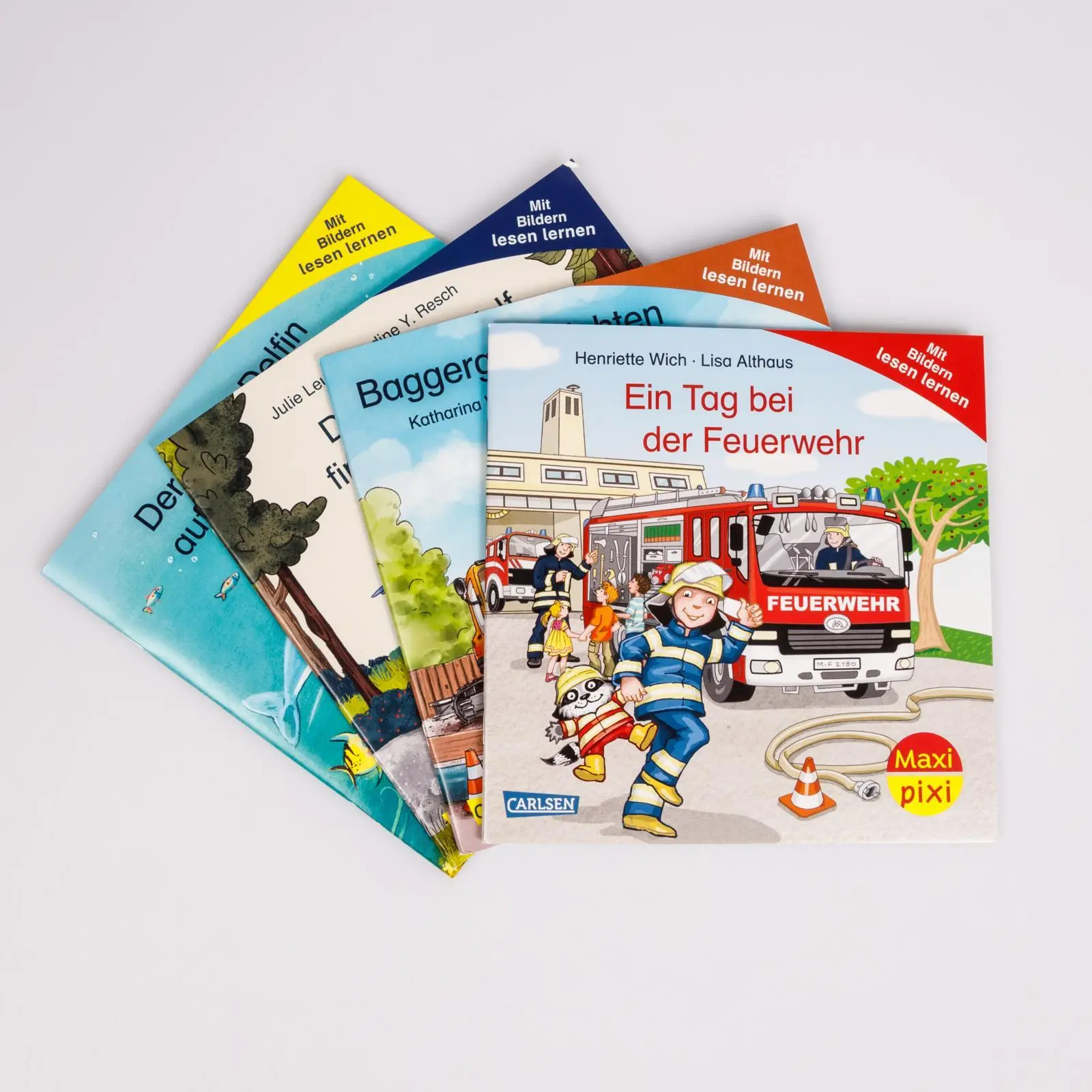 Bild: 9783551030825 | Maxi-Pixi-4er-Set 118: Mit Bildern lesen lernen (4x1 Exemplar) | 24 S.