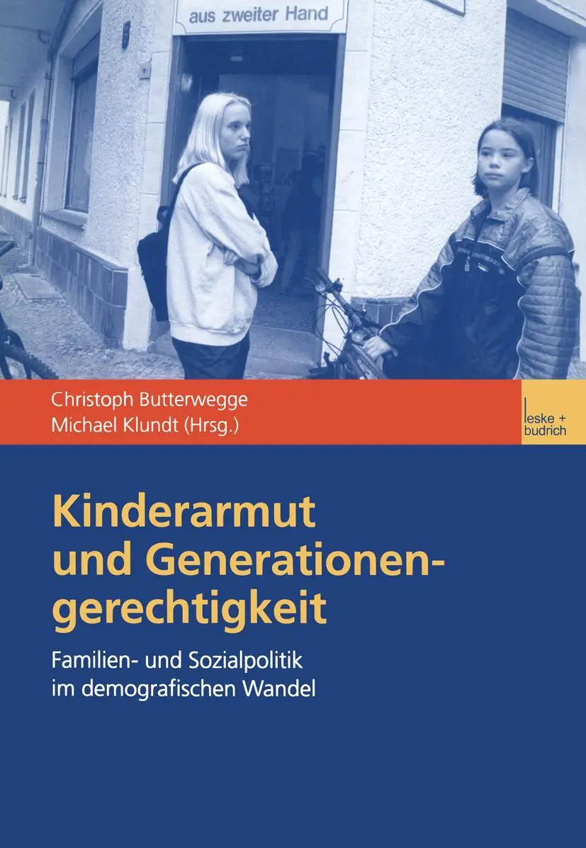 Cover: 9783810030825 | Kinderarmut und Generationengerechtigkeit | Michael Klundt (u. a.)