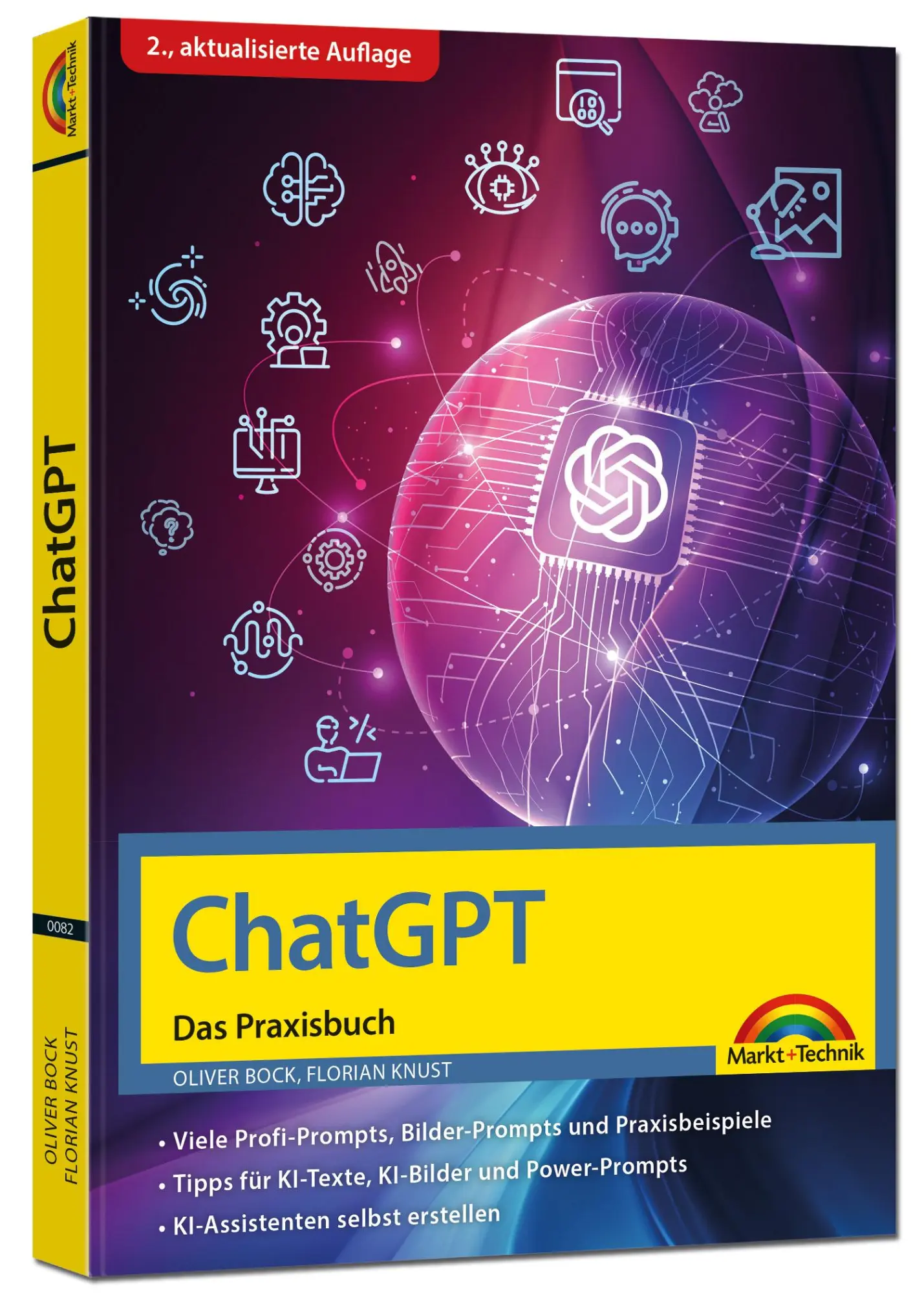 Cover: 9783988100825 | ChatGPT - Das Praxisbuch | Oliver Bock (u. a.) | Taschenbuch | 256 S.