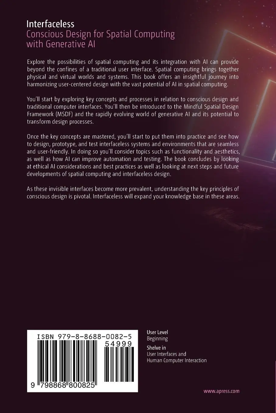 Rückseite: 9798868800825 | Interfaceless | Diana Olynick | Taschenbuch | xxiii | Englisch | 2024