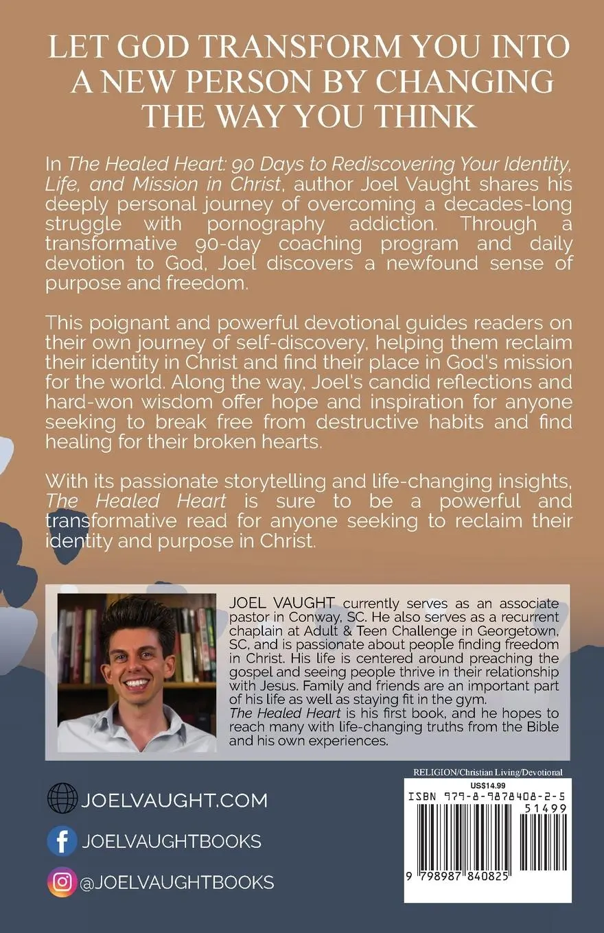Rückseite: 9798987840825 | The Healed Heart | Joel Vaught | Taschenbuch | Englisch | 2023