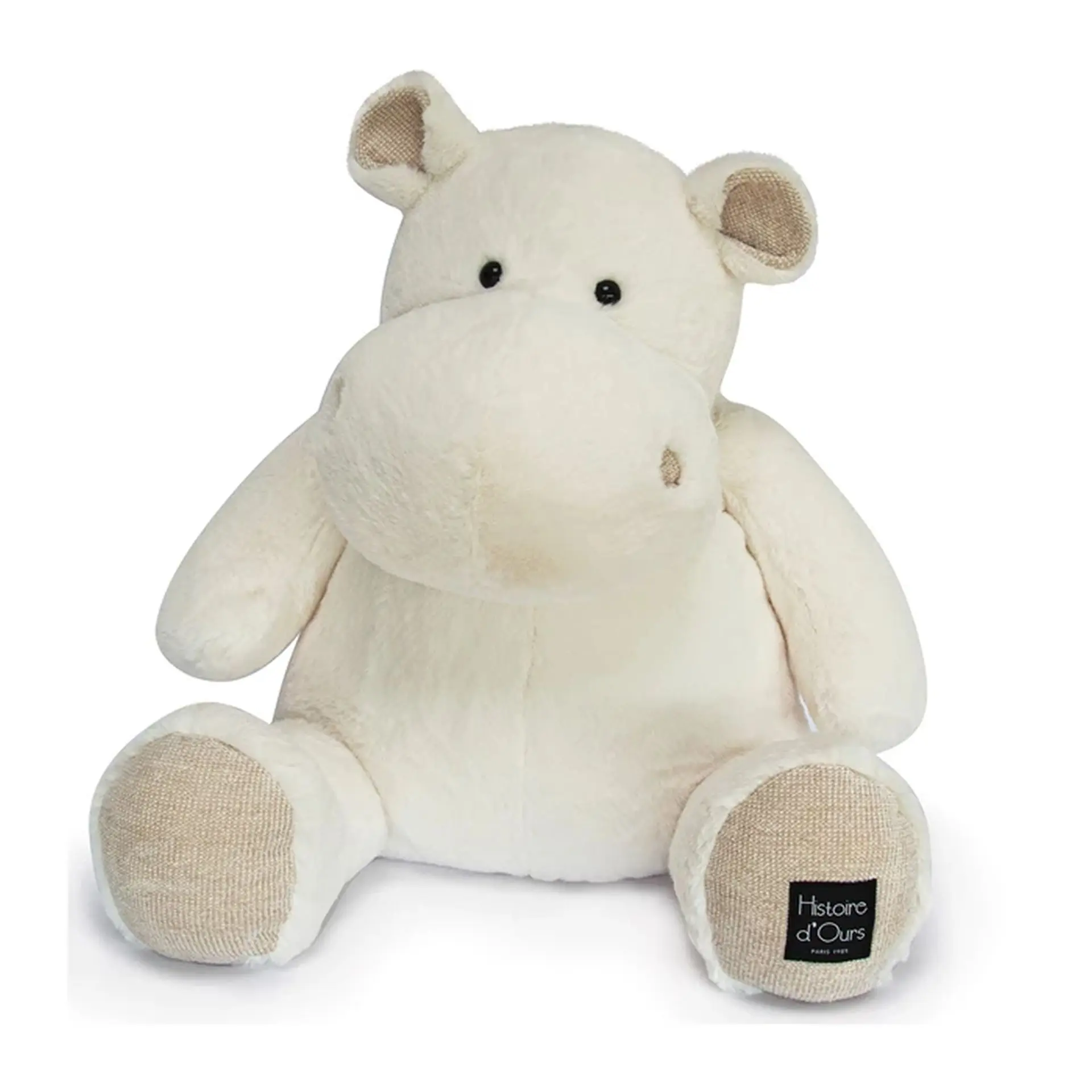 Cover: 3700349330925 | Hippo, elfenbein 85cm | 8903092 | DOUDOU | EAN 3700349330925