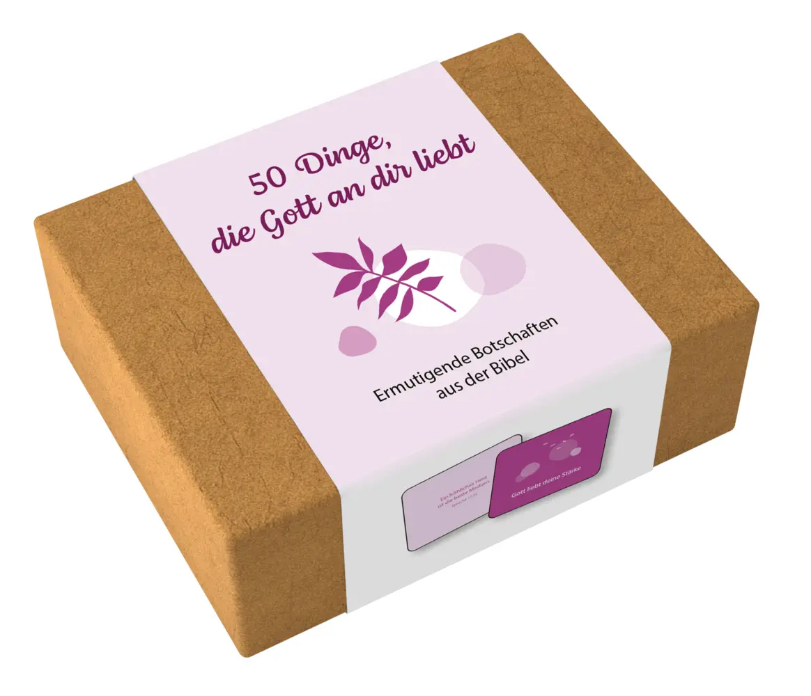 50 Dinge, die Gott an dir liebt - Textkartenbox