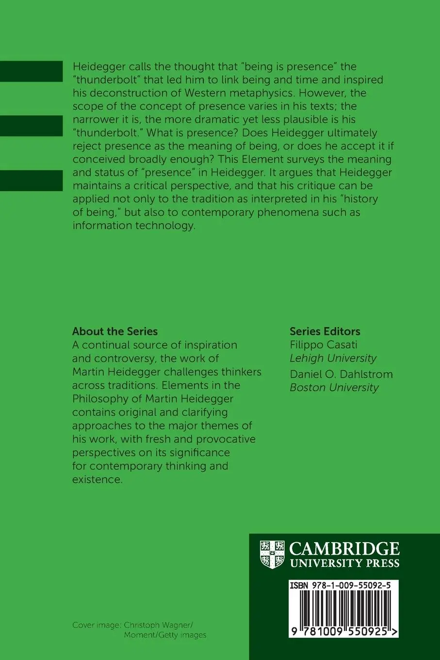 Rückseite: 9781009550925 | Heidegger On Presence | Richard Polt | Taschenbuch | Englisch | 2025
