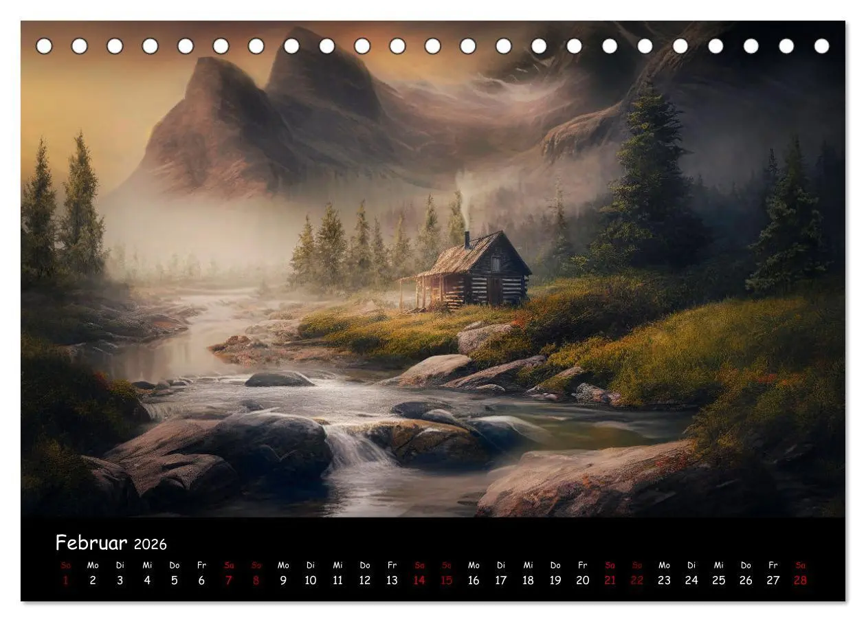 Bild: 9783457380925 | Ein Traum von Einsamkeit (Tischkalender 2026 DIN A5 quer), CALVENDO...