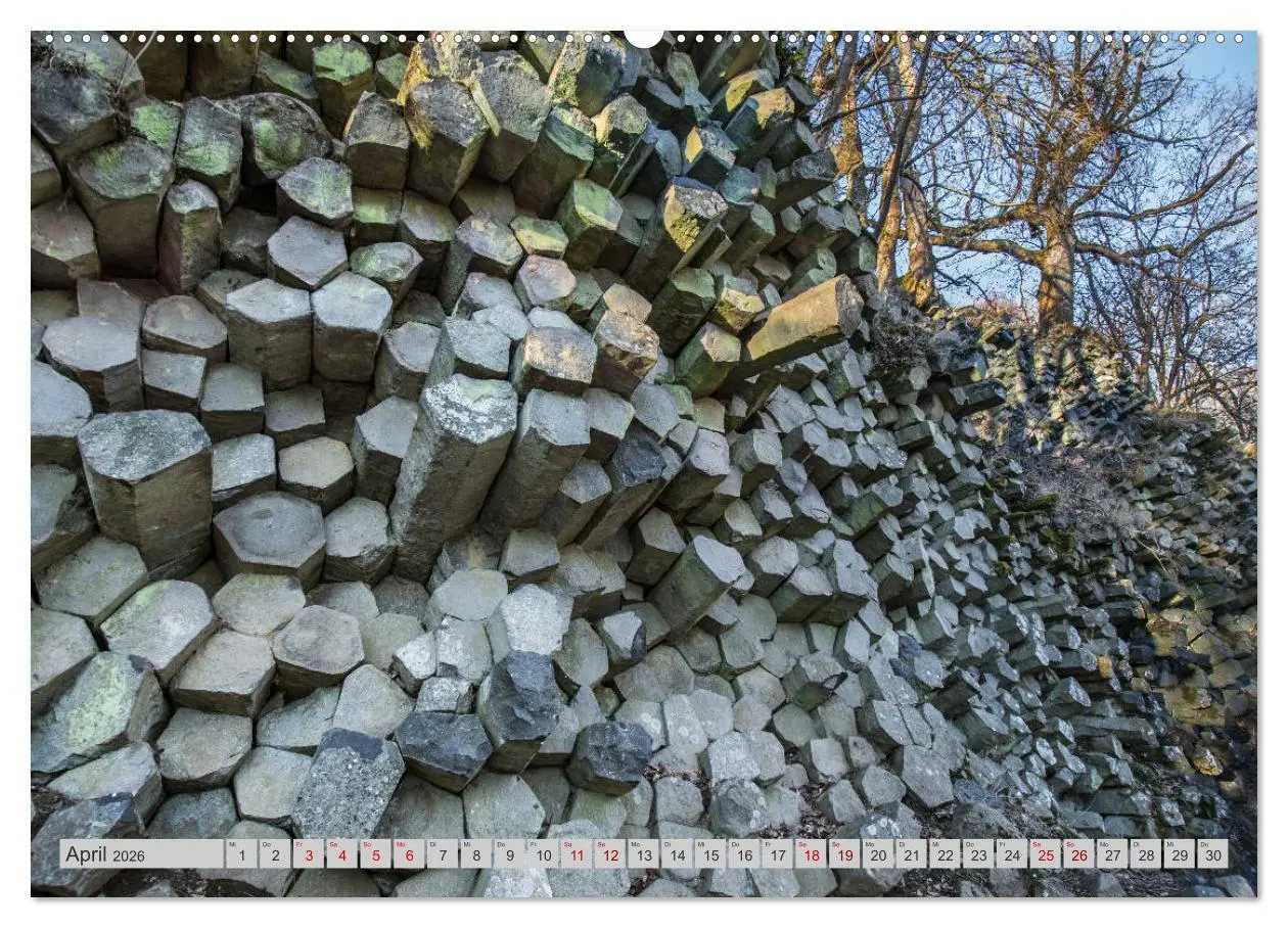 Bild: 9783457690925 | Rhön - Basalt (hochwertiger Premium Wandkalender 2026 DIN A2 quer),...