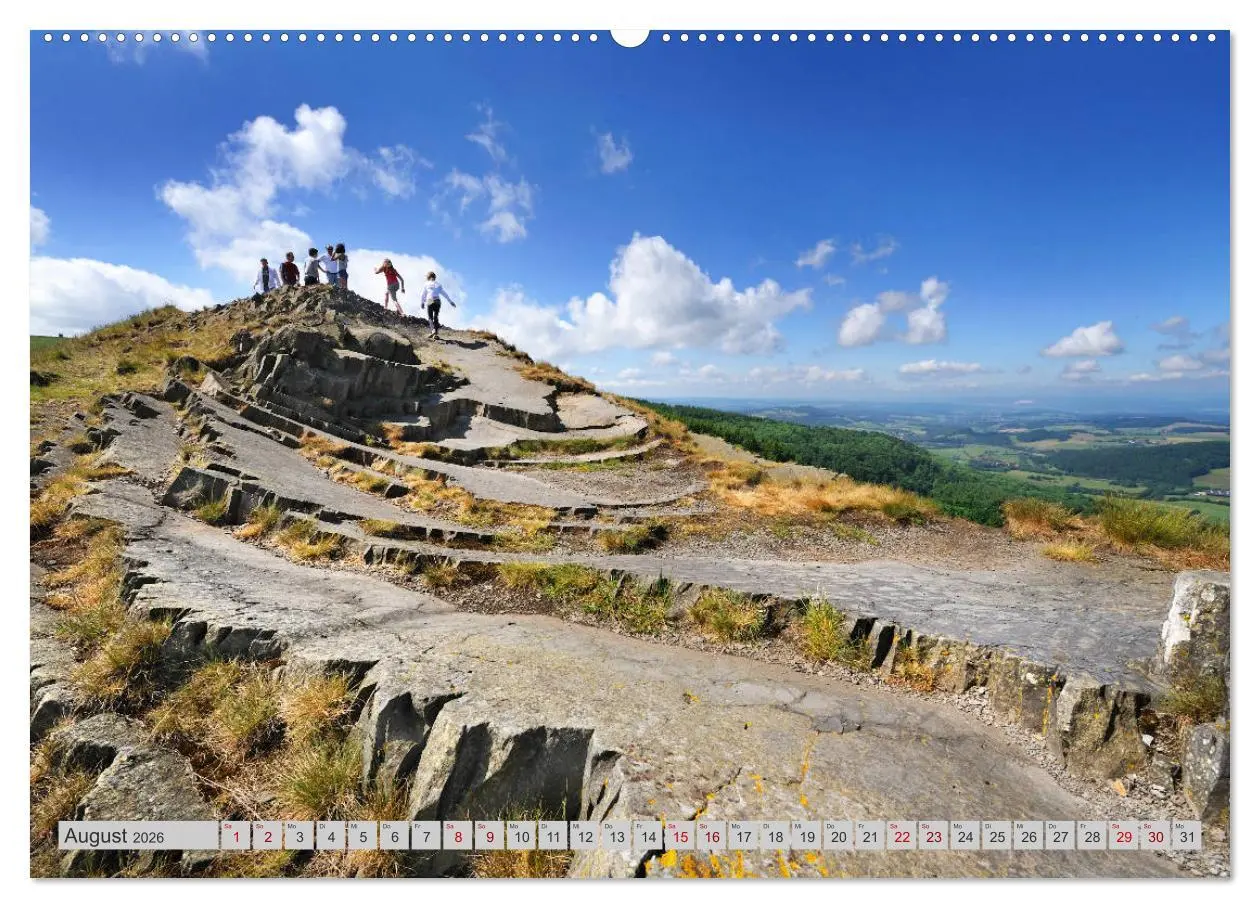 Bild: 9783457690925 | Rhön - Basalt (hochwertiger Premium Wandkalender 2026 DIN A2 quer),...