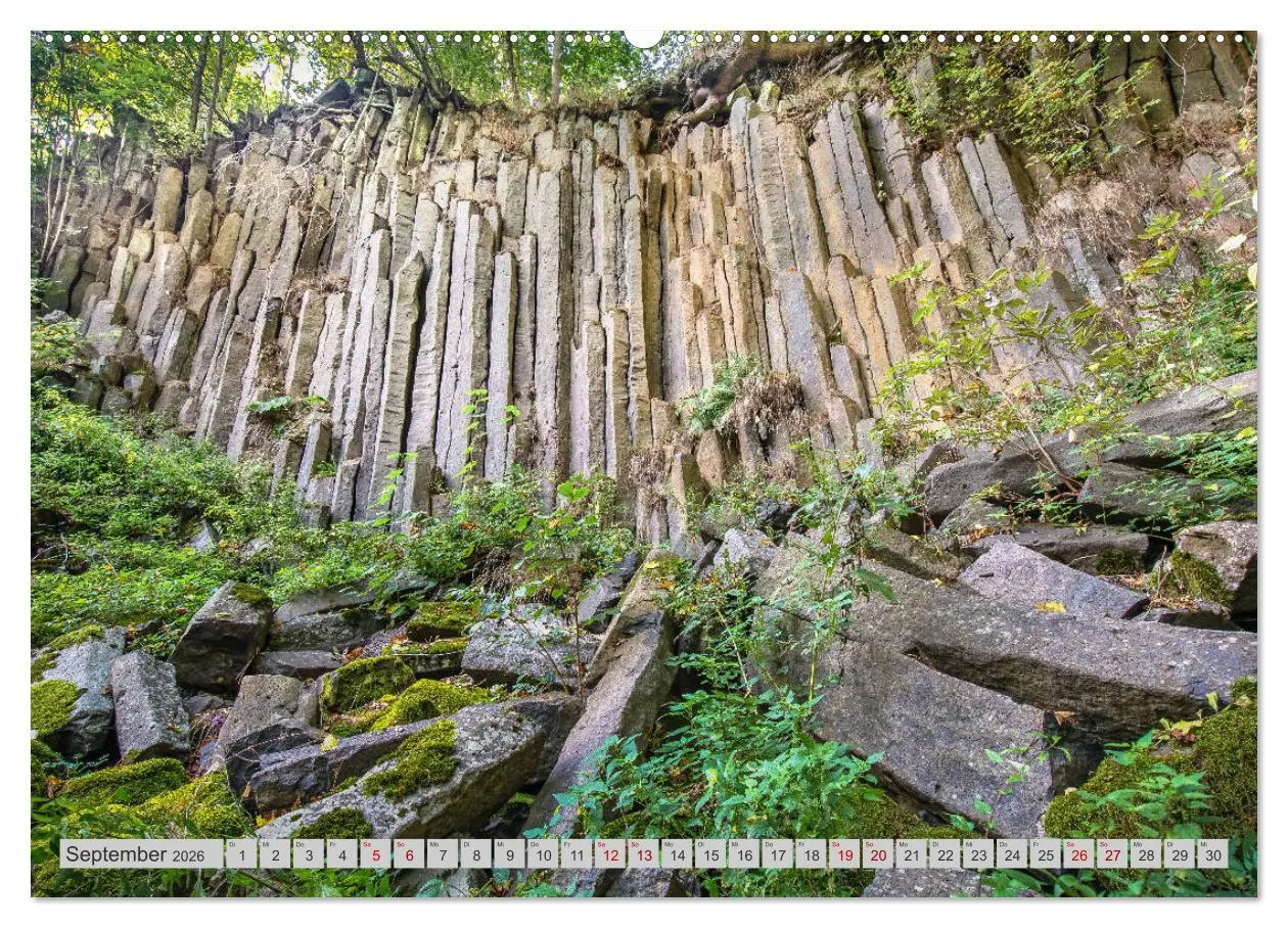 Bild: 9783457690925 | Rhön - Basalt (hochwertiger Premium Wandkalender 2026 DIN A2 quer),...